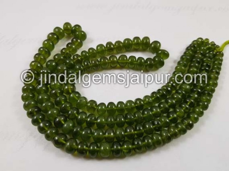 Vesuvianite Far Smooth Roundelle Beads